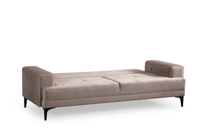 Atelier Del Sofa Sofá de 3 Plazas Astana - Beige | Confort y Elegancia para tu Salón | Estructura Madera Haya | Tejido Poliéster Lavable en Seco